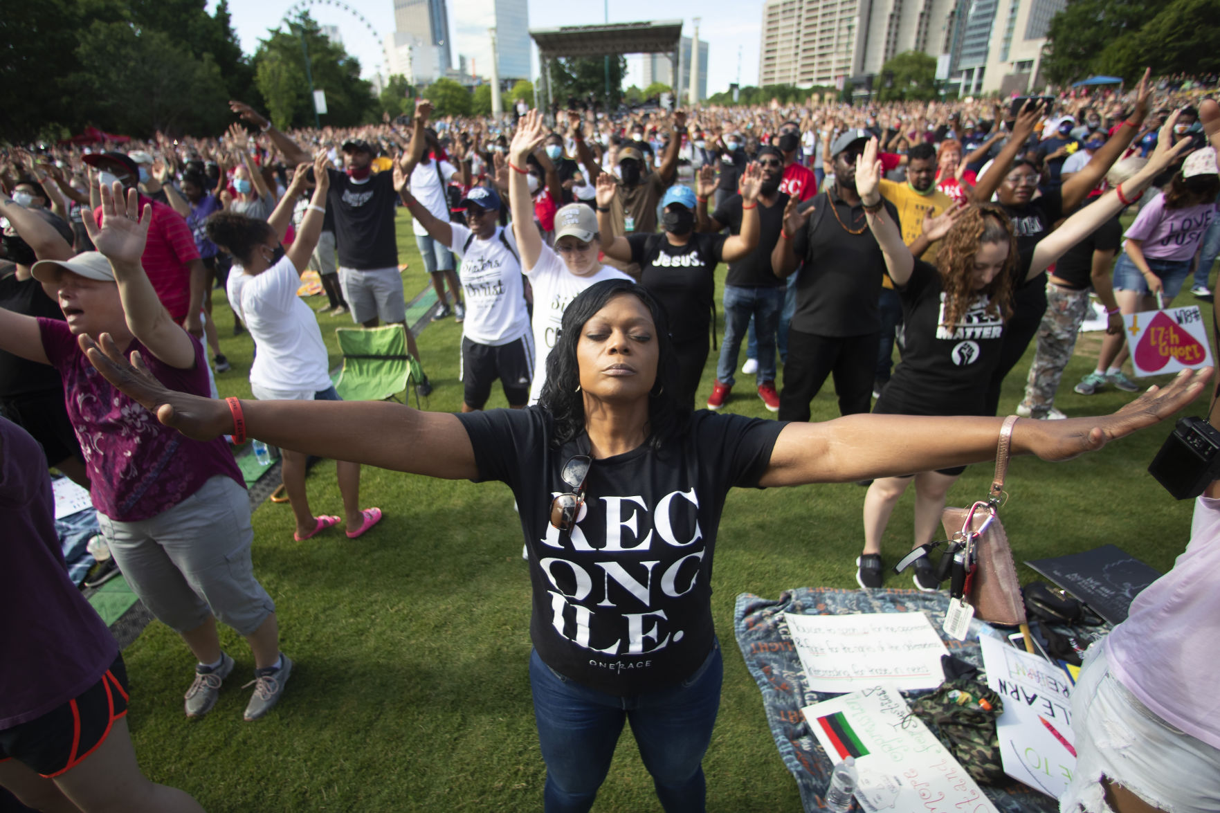 APTOPIX Juneteenth Atlanta